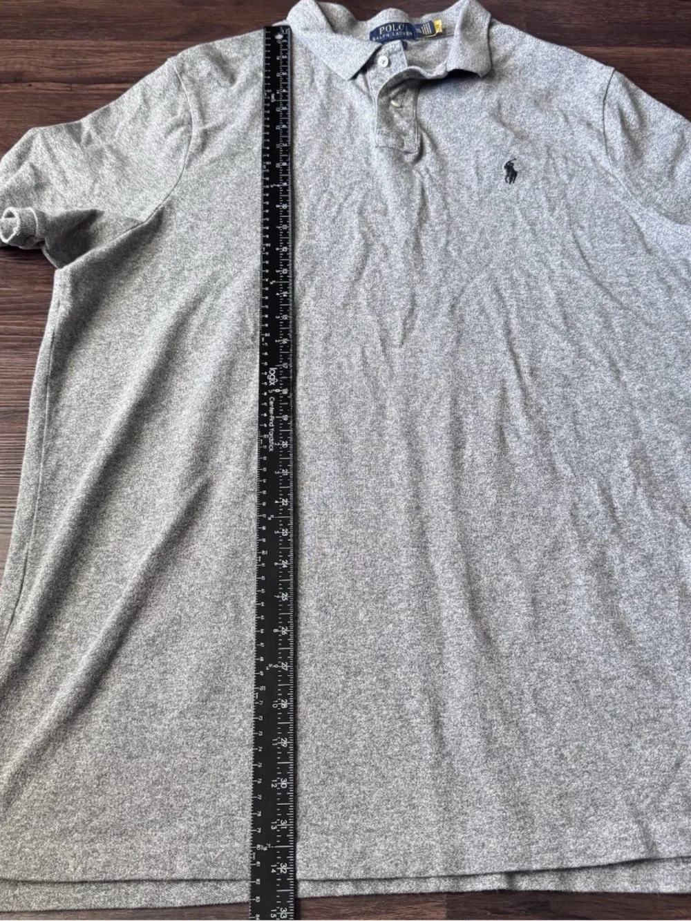 Polo Ralph Lauren Polo Shirt Mens Short Sleeve Gray Size 2XL Everyday Basic XXL